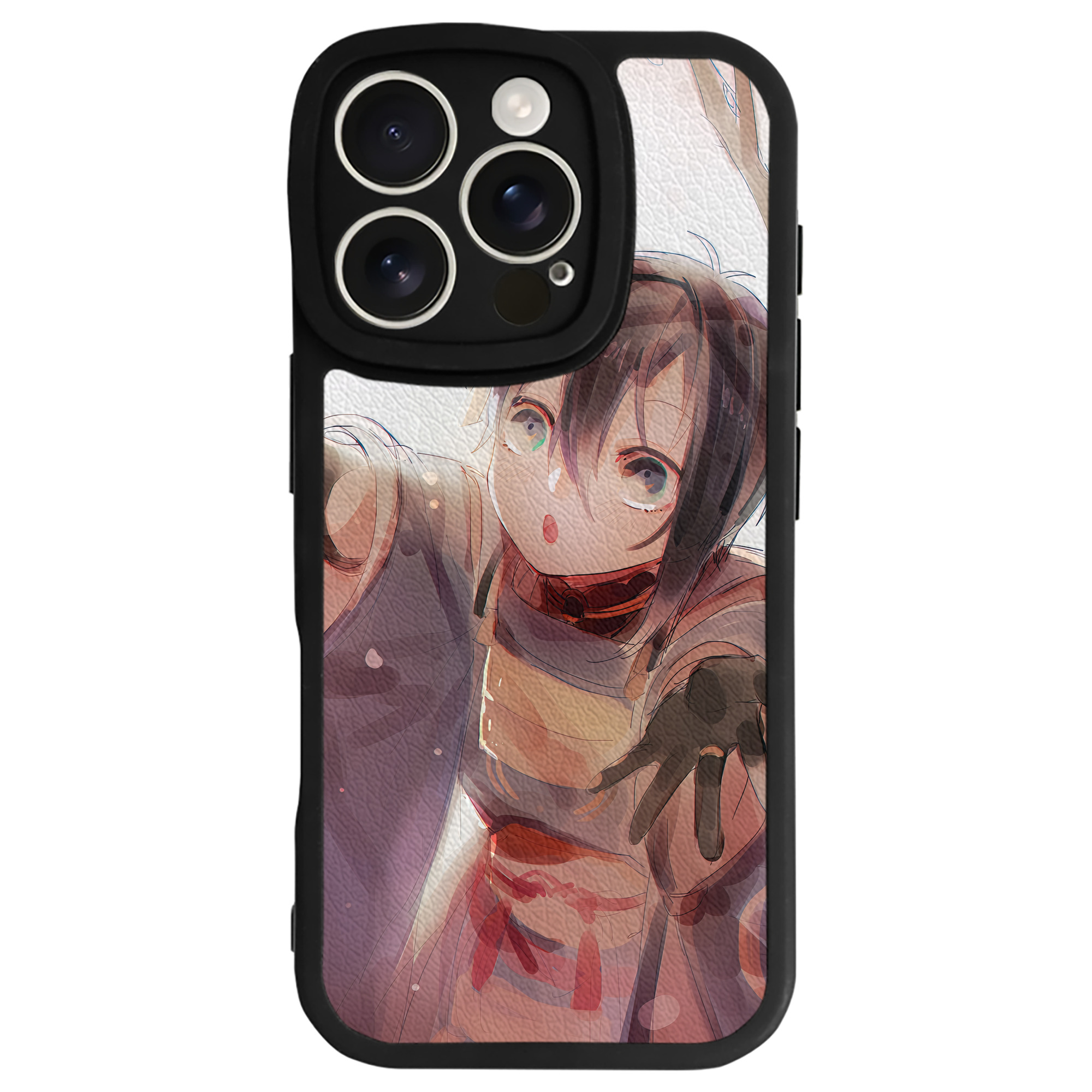 （画像用） 刀剣乱舞 Touken Ranbu 【iPhone 16シリーズ対応】シリコンスマホケース（レザー調） 材質：シリコン